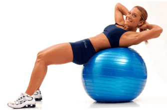 С проблемными зонами справится фитбол