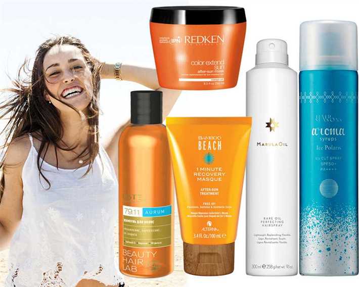 2. Солнцезащитный блокатор для волос с маслом ши.